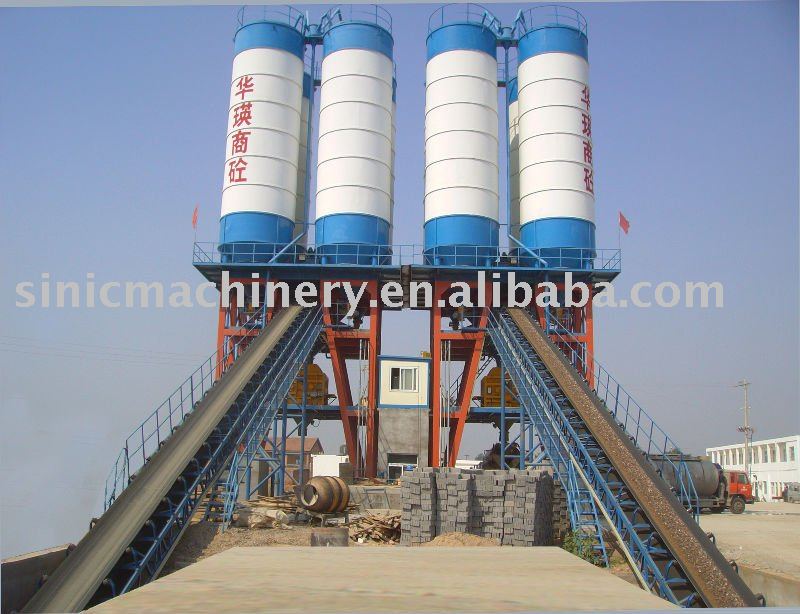 High efficency concrete batching plant