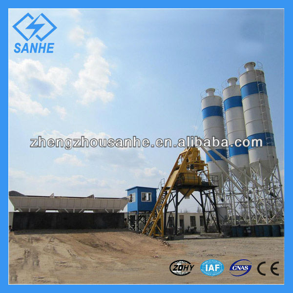 high efficency HZS50 cement concrete batching plant