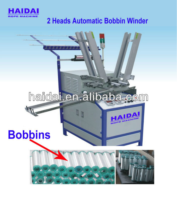 High Efficiency 2 heads Automatic Bobbin Winder