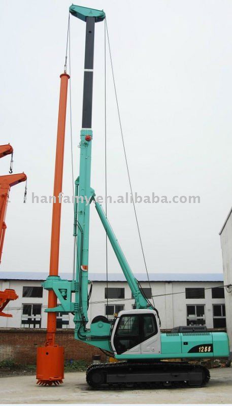 High Efficiency and Mini Type! Crawler Type Rotary Pile Drilling Machine HF1255!