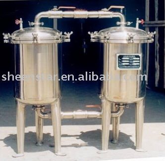 High efficiency double filter