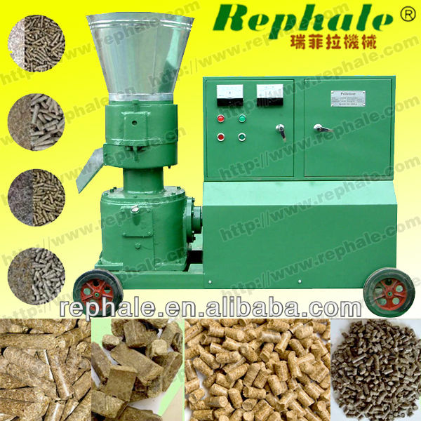 high efficiency mould equiped flat die wood pellet machine