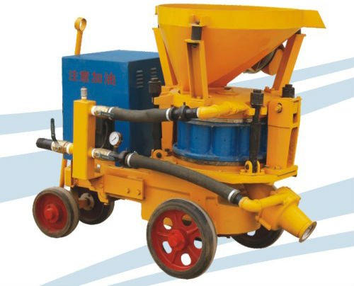 high-efficiency PZ-6 dry shotcrete machine