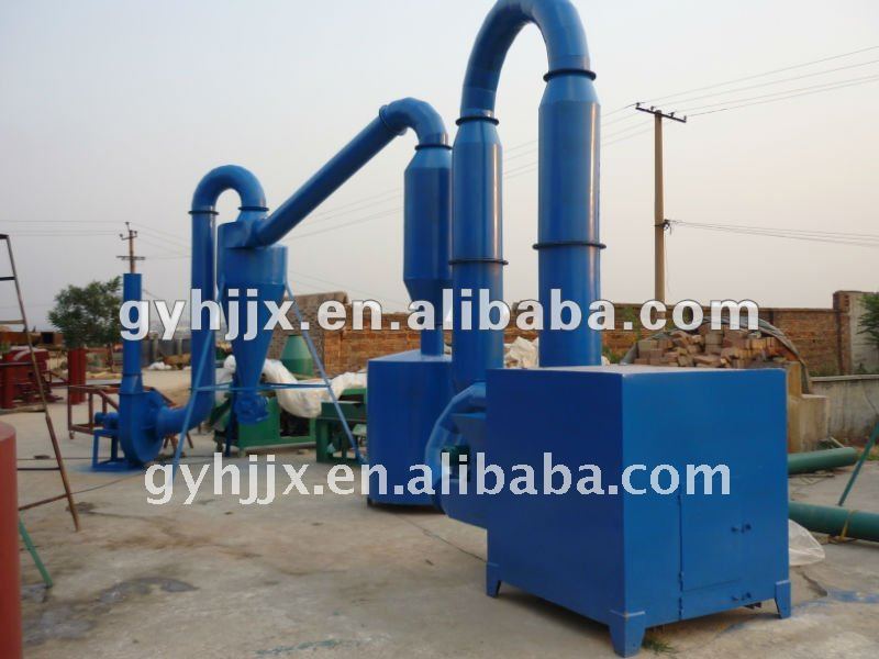 High efficiency sawdust dryer with two stoves hot sell all over the word