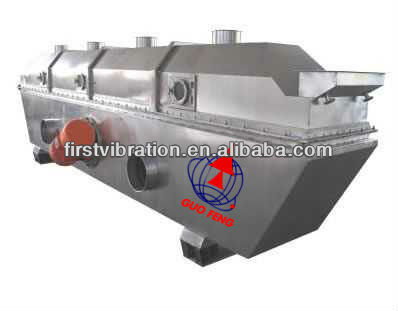 High efficiency vibrating fluid bed dryer for sugar