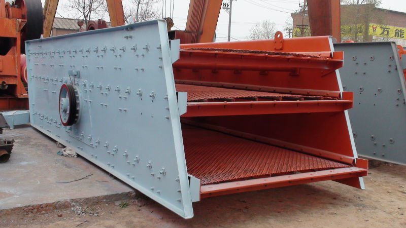 High efficiency vibrating screen for mining