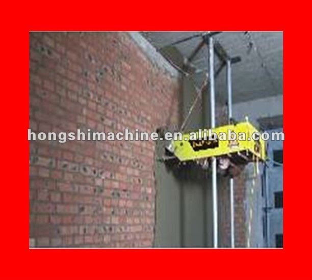 High efficiency wall render machine