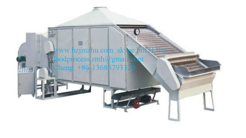 high efficient fish drying machine of reverse truning bed type