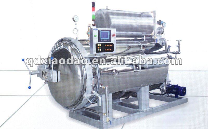 High efficient PLH spray hot water sterilizing autoclave for canning and bottle