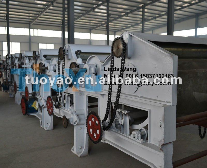 High efficient textile tearing machine 0086-15837162163