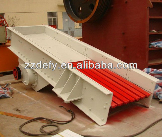 High efficient vibrate feeder equipment and construction use