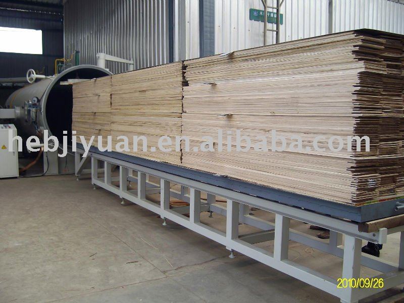 High frequency wood vacuum dryer