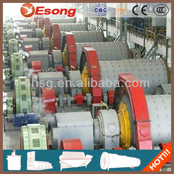 high output continuous cement/mining ball mill