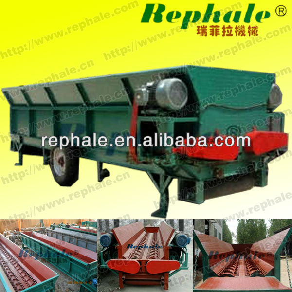 high output double rollers log debarker