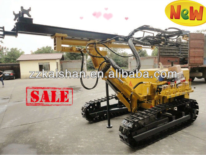 High performance portable blast hole drilling rig KY125