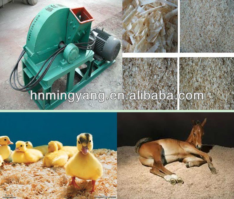 High performance wood shaving machine for animal bed