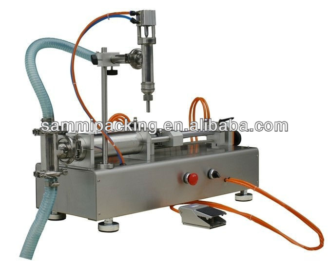 High Precise Piston Pneumatic Liquid filling machine for oil,perfume,mineral water,juice,soy milk (100-1000ml)