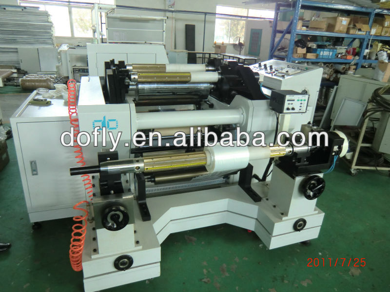 High precision cover tape jumbo roll slitting rewinding machine