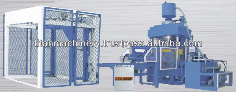 High pressure brick machine