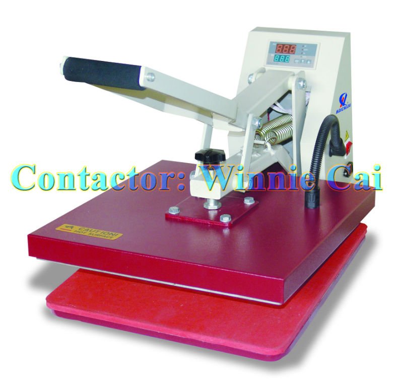 High pressure manual heat press machine