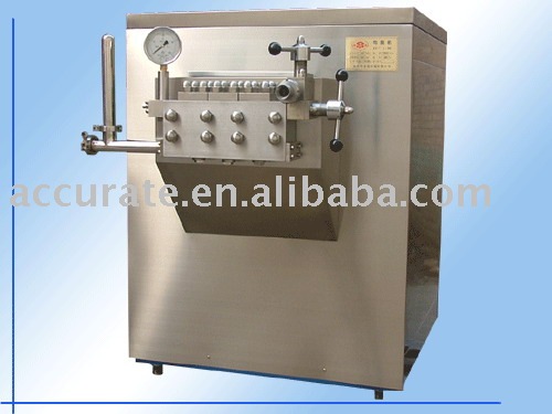 High pressure milk homogenizer