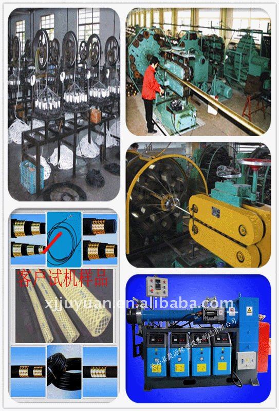 High pressure rubber hose production line