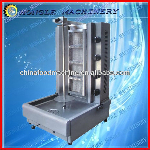 High Quality 4 Burners Gas Kebab Machine