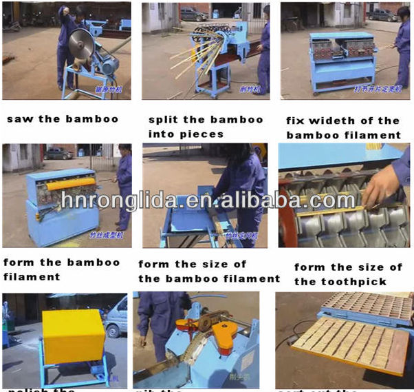 High quality bamboo toothpick machine production line