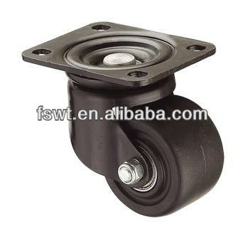 High Quality Black Frame Cowboy Polyurethane Activities Caster Wheel