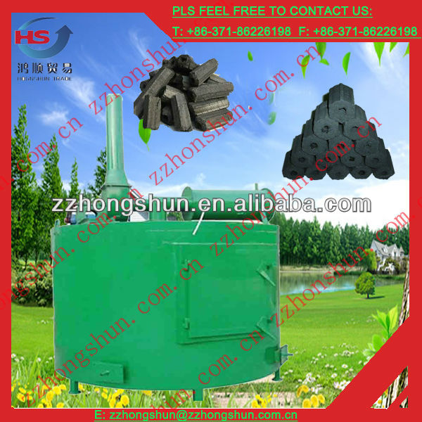 High quality charcoal briquette carbonization furnace