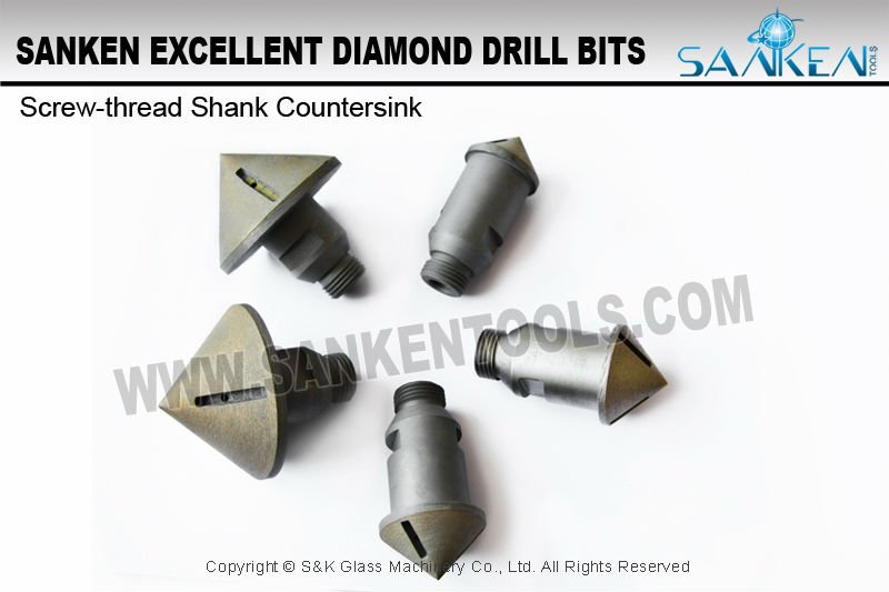 High Quality Countersink bits ( Diamond Drill Bits, Glass Drill Bits, Core Bits, Countersink, Counter Sunk, Countersinking )