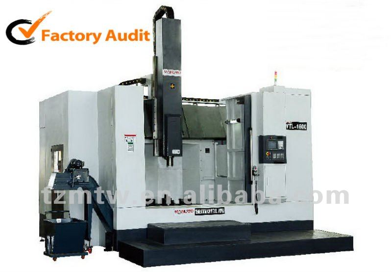 HIGH QUALITY DOUBLE COLUMN VERTICAL CNC LATHE MACHINE CHEAP VTL-1600