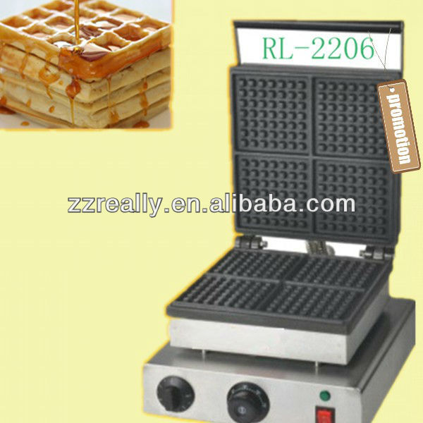 high quality easy cleaing easy operation with CE waffle machine manufactures