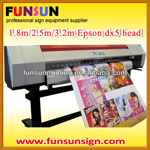 High Quality Eco Solvent Printer with Epson DX5 head 1440dpi