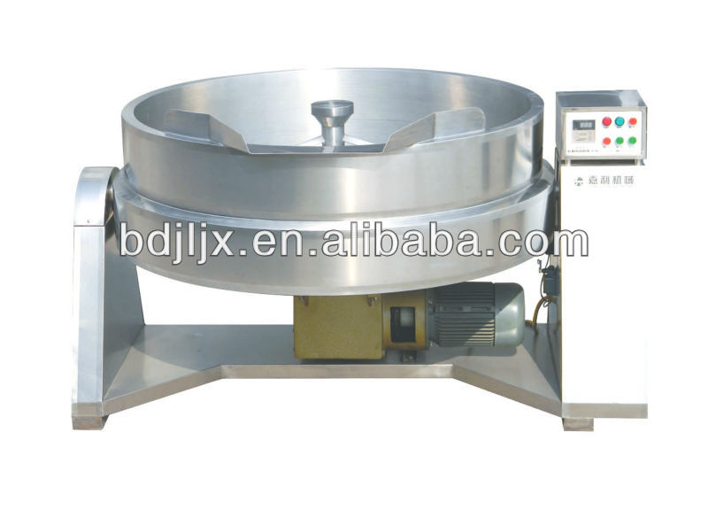 High quality electric stainless steel tiltable beneath stirrer mixing pot