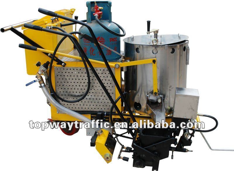 High Quality Guangzhou TOP WAY Traffic TW-V Self-propelled thermoplastic convex road marking machine