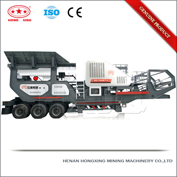 High quality hot low price mobile stone crushing machine