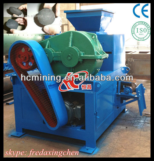 High quality hydraulic press charcoal / carbon briquette machine