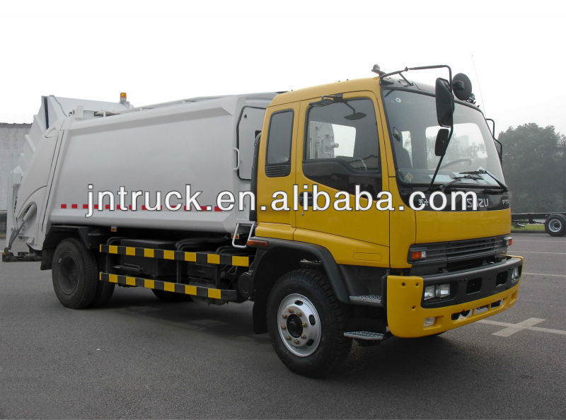 High quality ISUZU compress compactor garbage truck