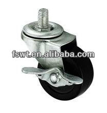 High Quality Light Duty Flat Screw Activities Caster Wheel