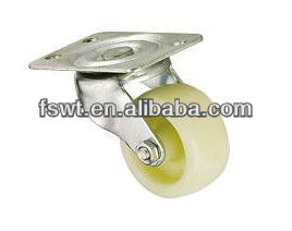 High Quality Light Duty White Fat Boy Activities Caster Wheel