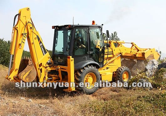 High quality Liugong CLG777A(Weichai) mini backhoe loader