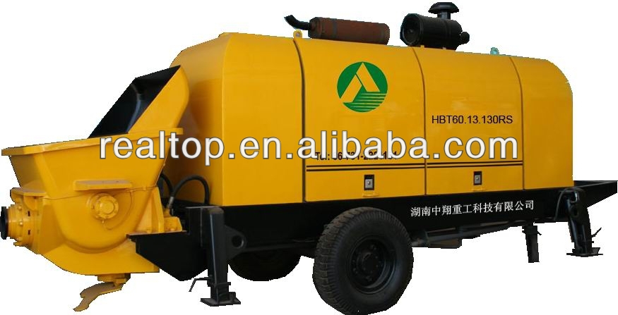 High Quality Motor Driving Trailer-mounted Concrete Pump