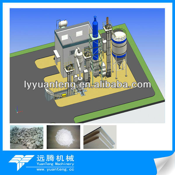 high quality plaster powder production machinery line