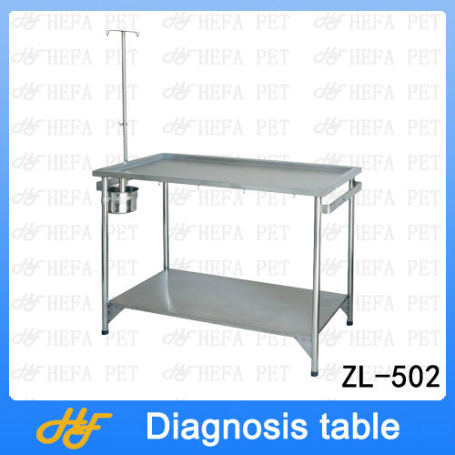 High quality sanity stainless steel Pet Diagnosis Table ZL-502