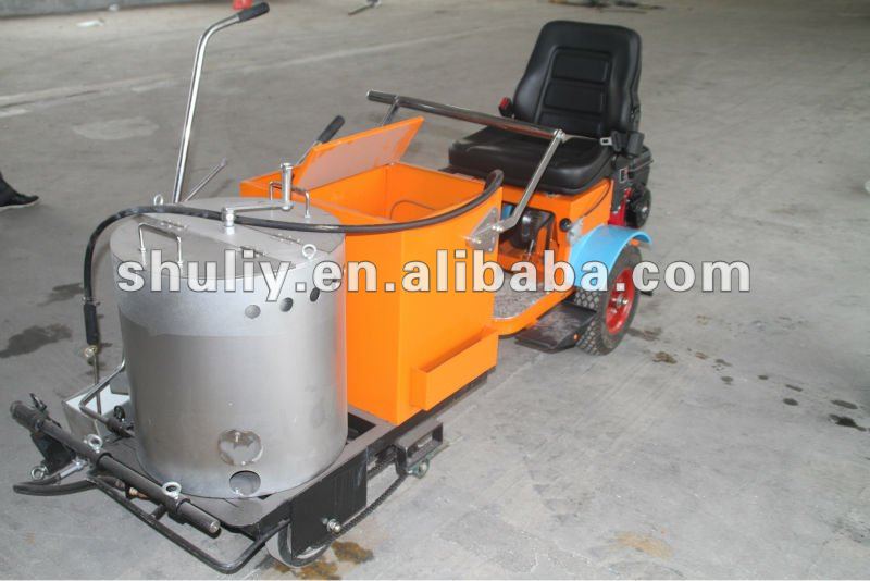 High Quality Thermoplastic convex road marking machine with operator seat/ road marking paint machineSLM 008615238618639