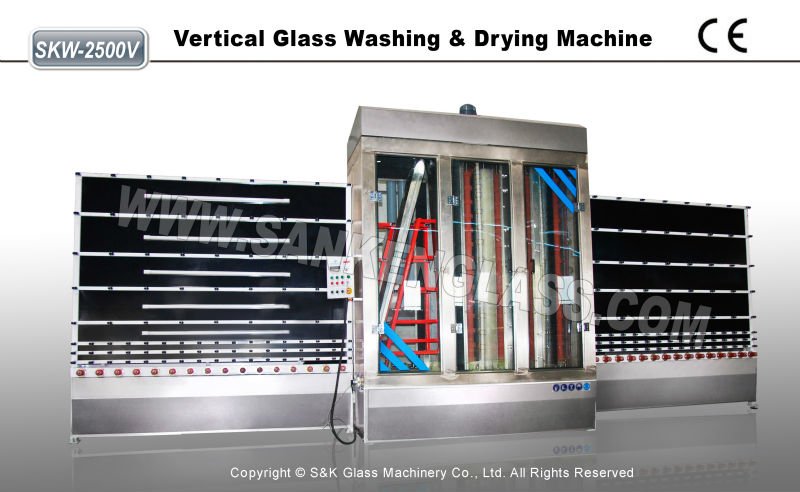 High Quality Vertical Glass Washing and Drying Machine