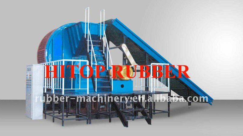 high quality waste tyre crusher