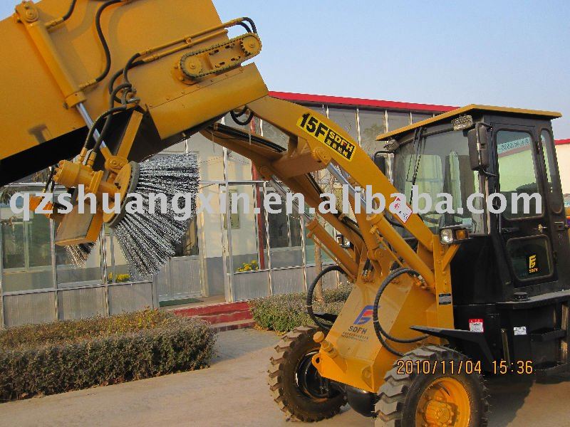 high quality ZL-15F street sweeper loader with machine