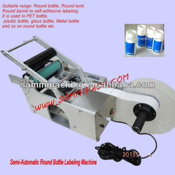 High Quanlity Semi-Automatic Round Bottle Labeling Machine MT-50